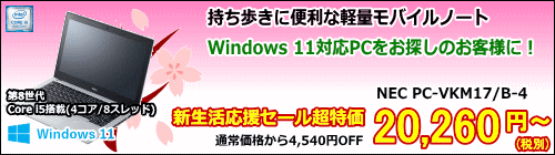 NEC PC-VKM17/B-4 (HD)